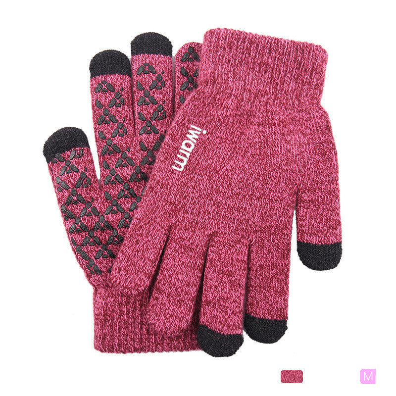 Iwarm touch screen gloves winter warm knit