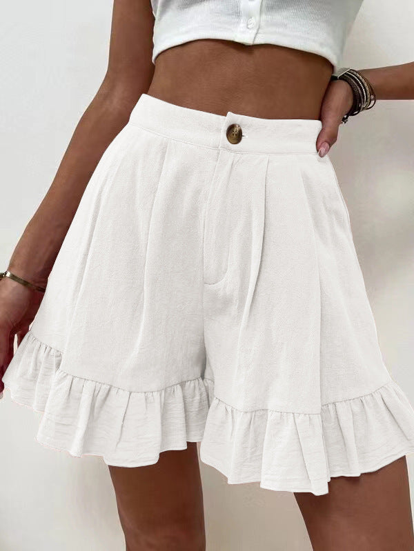 New European And American Women's High Waist Shorts Women
