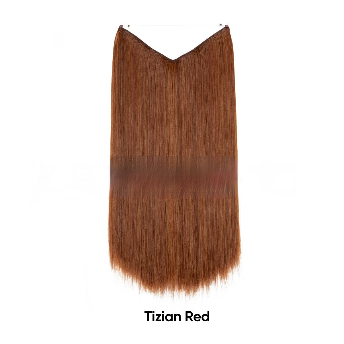 Women's One-piece Adjustable Invisible Straight Multi-color Gradient Hair Extension Fishline