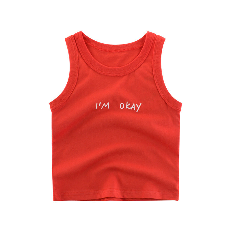 Korean Children's Clothing Wholesale Children's Vest Cotton