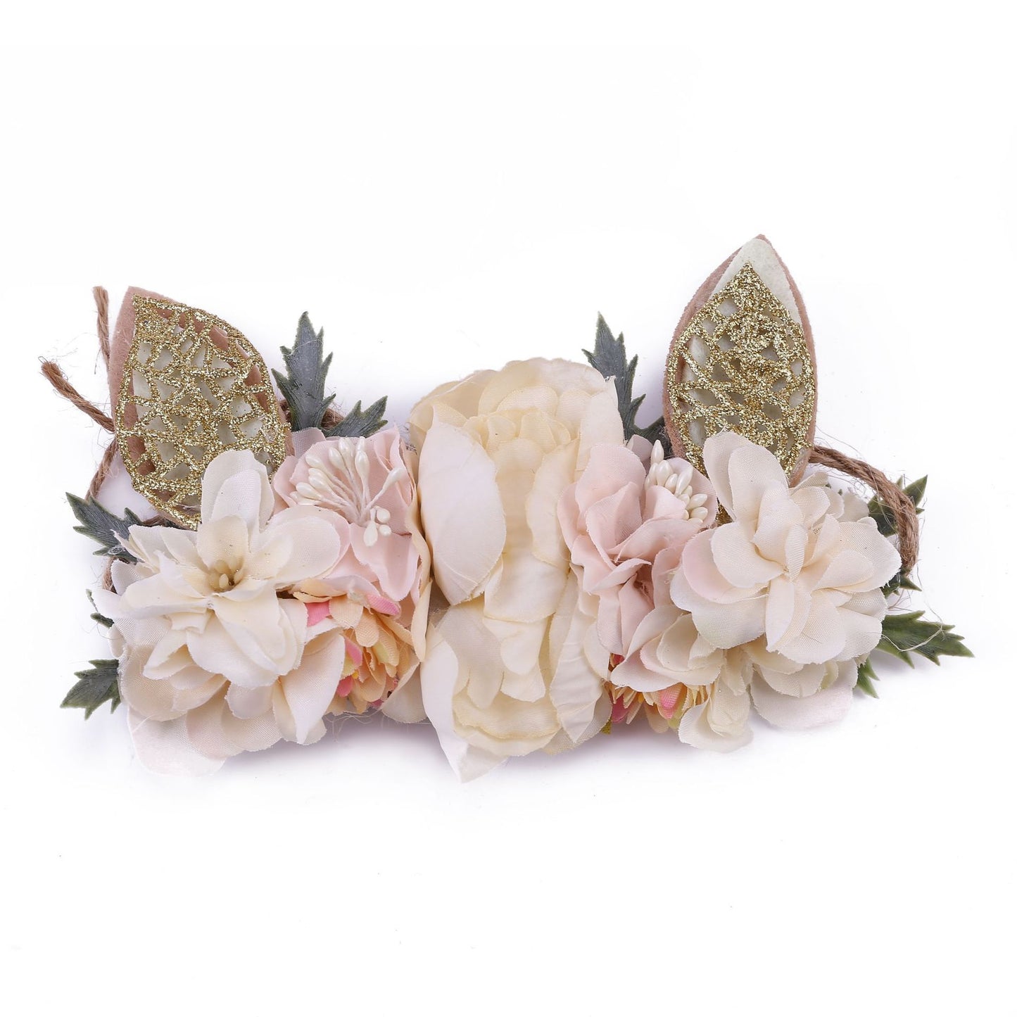 Baby headband Christmas antler ear nylon headband