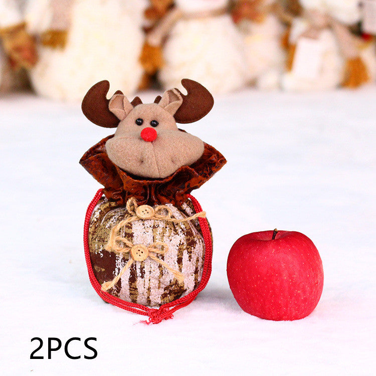 Christmas Cloth Gift Bag Christmas Deer Bear Fox