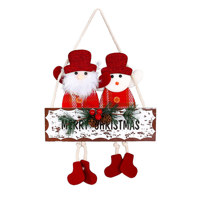 Christmas Tree Pendant Garland Door Hanging