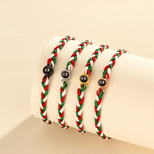 Christmas Gift Projection Couple Carrying Strap
