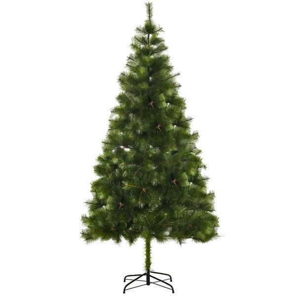 7 FT Christmas Tree Artificial Pine Tree Christmas Decoration 505 Branches Green
