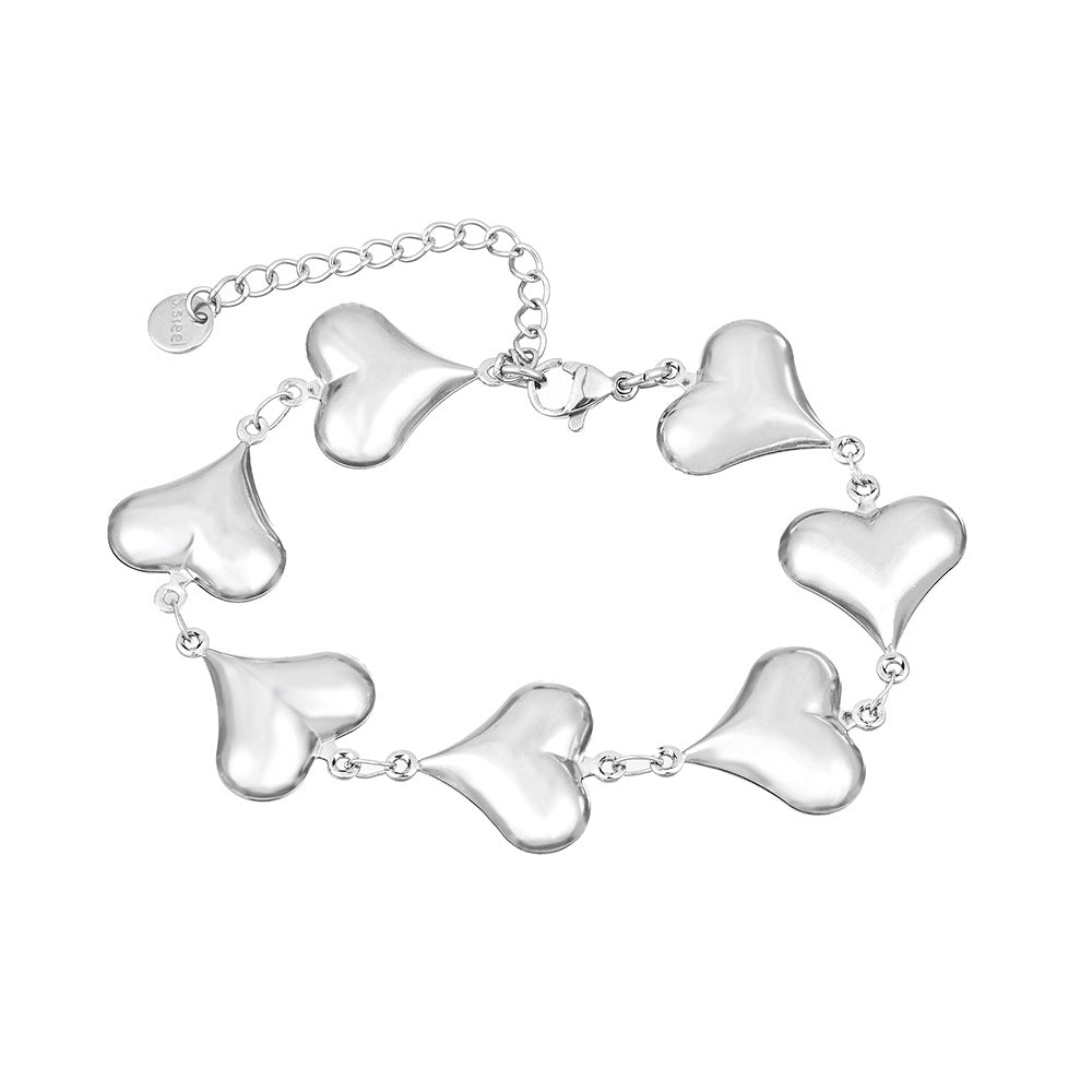 Women's Advanced All-match Stainless Steel Hand Jewelry Suit