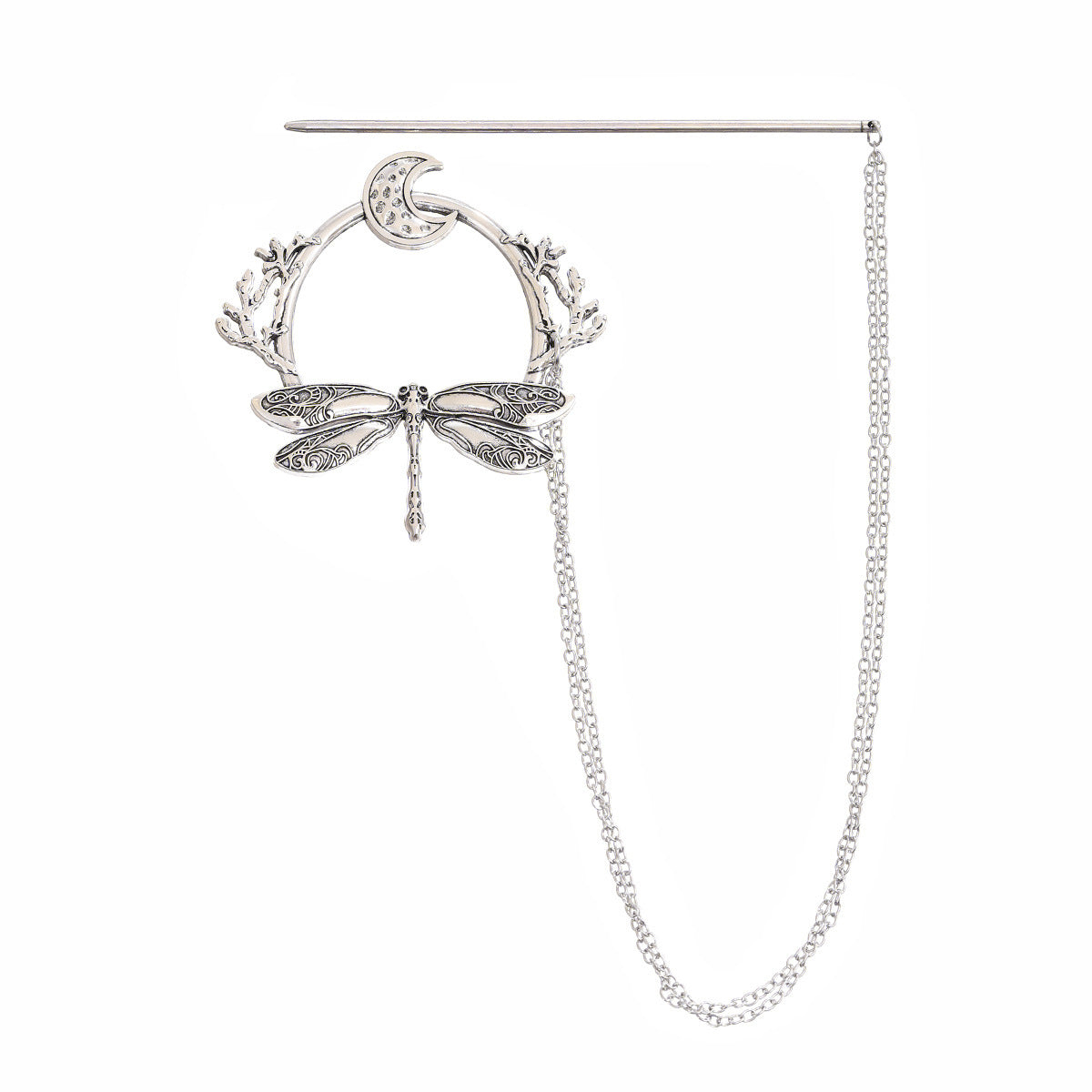 Viking Dragonfly Moon Hairpin Women's Party Accessories