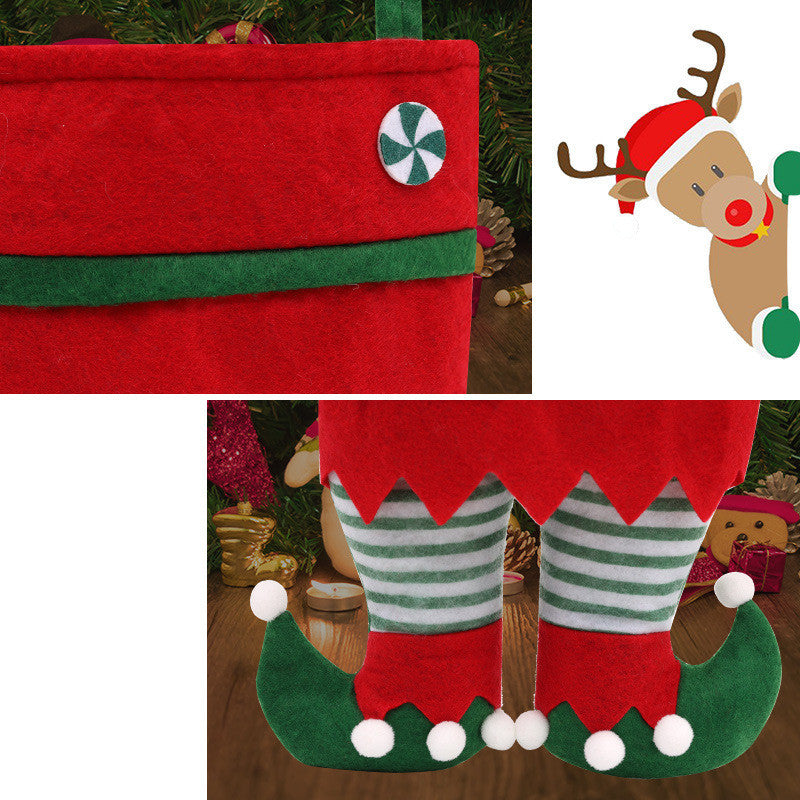 Christmas Decoration Elf Candy Gift Bag