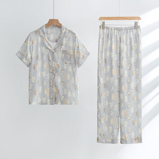Simple Women's Pajama Suit Homewear