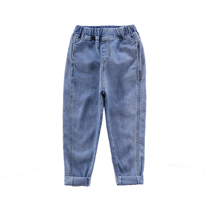 Children's solid color jeans