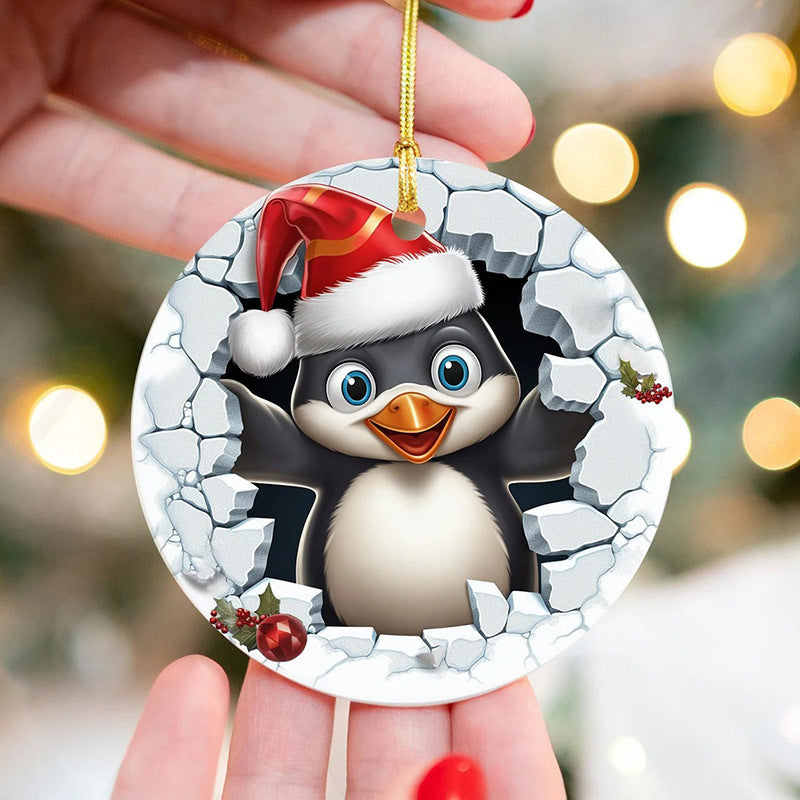 New Acrylic Christmas Gift Pendant