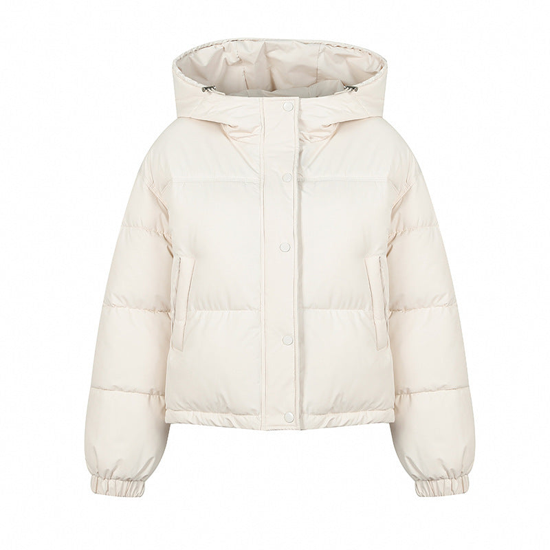 Loose Hooded Lightweight Cotton Clothing Coat