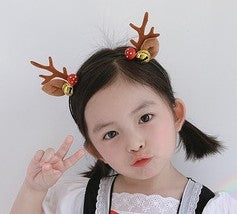 Mori Style Deer Hairpin A Pair Of Hairclips Children's Cute Christmas Headband
