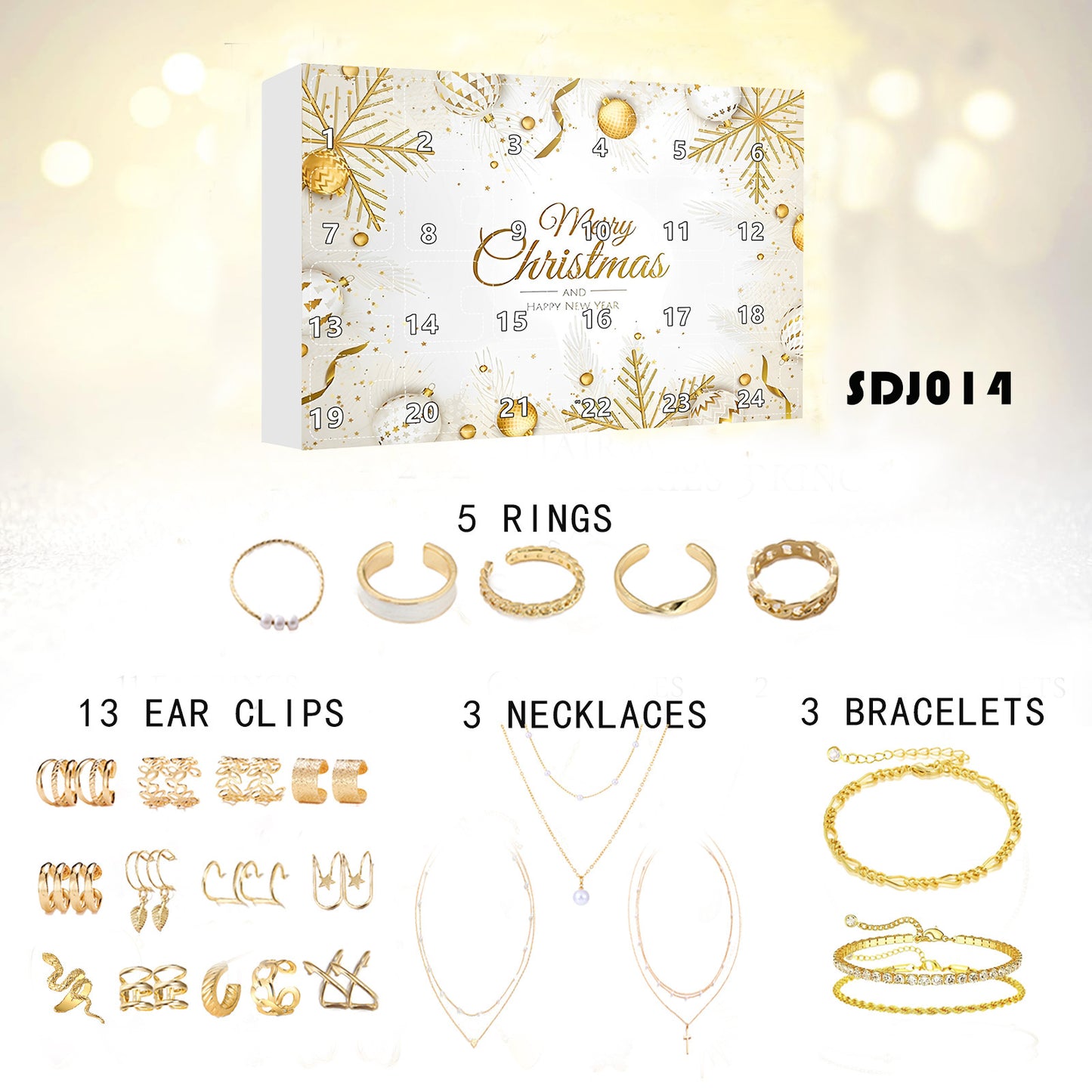 24-day Christmas Countdown Jewelly Blind Box