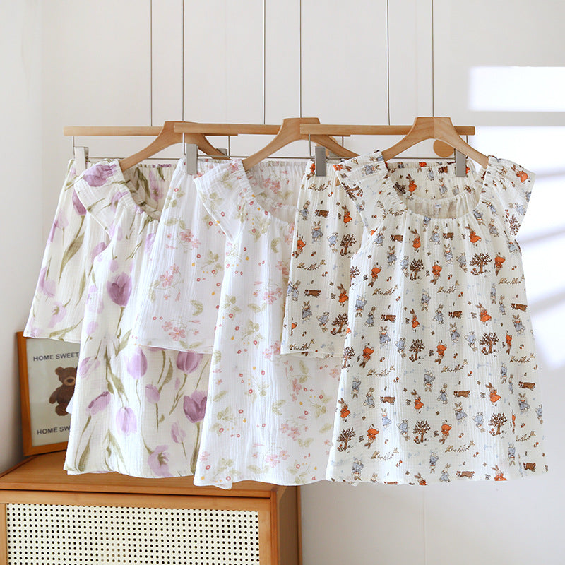 Women's Pajama Suit Simple Comfort Printing Homewear