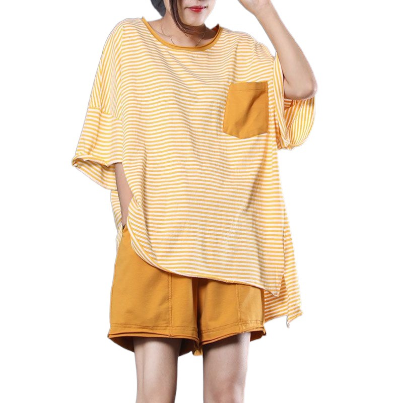 Korean Style Loose Plus Size Shorts Casual Suit Summer Women