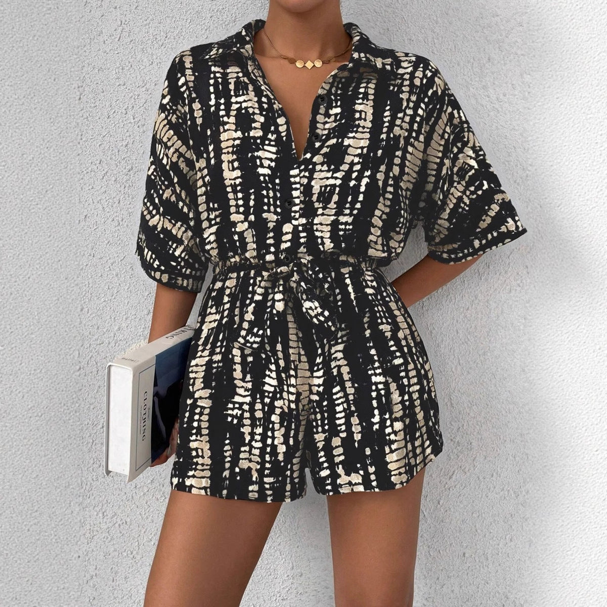 Satin Autumn Satin Jumpsuit For Women