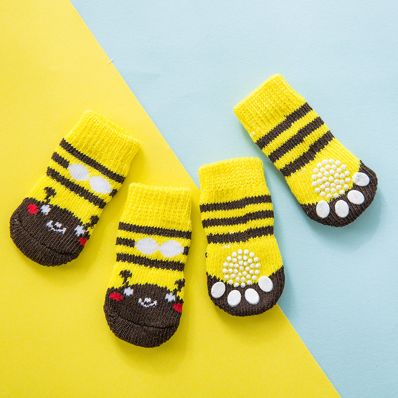 Pet Socks Non-slip Bottom Dog Foot Cover