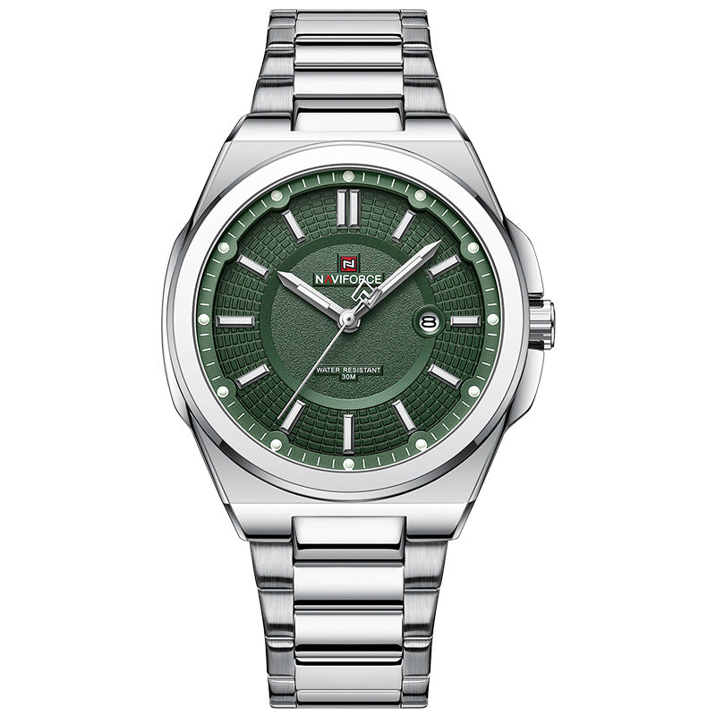 Elegant And Simple Men's Steel Band Watch