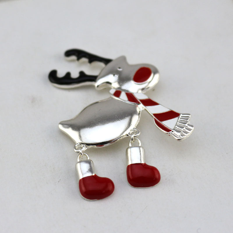 Enamel Christmas Gift Fawn Elk