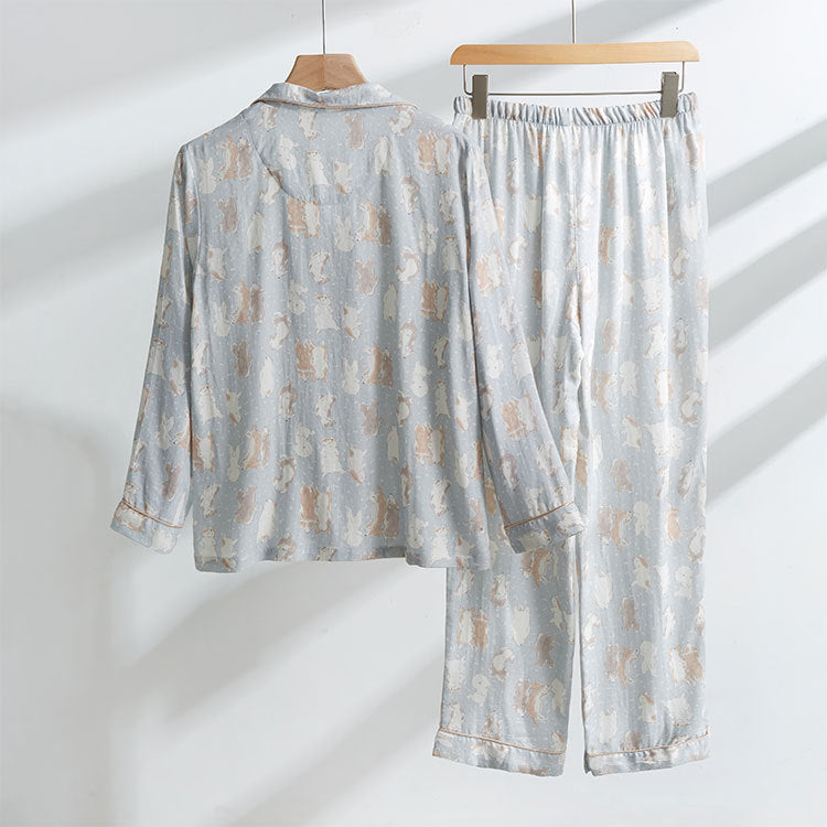 Simple Women's Pajama Suit Homewear