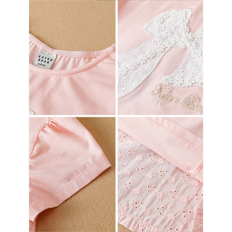 Girls' Fashion Personality Trendy Shirt Short Sleeve