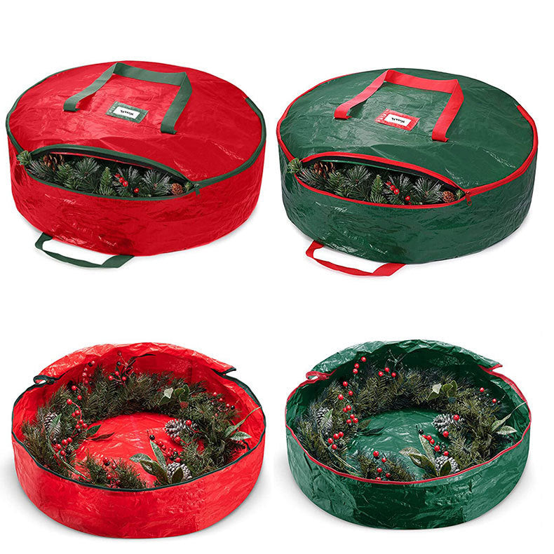 Christmas Wreath Portable Large-capacity Dustproof Storage Bag