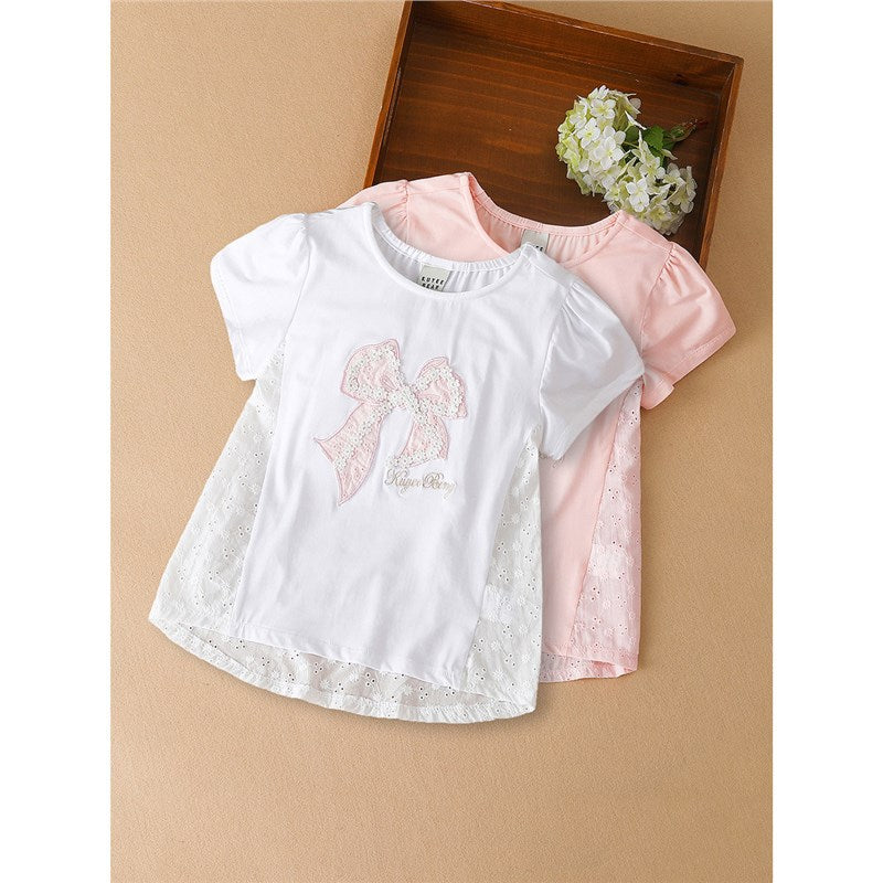 Girls' Fashion Personality Trendy Shirt Short Sleeve