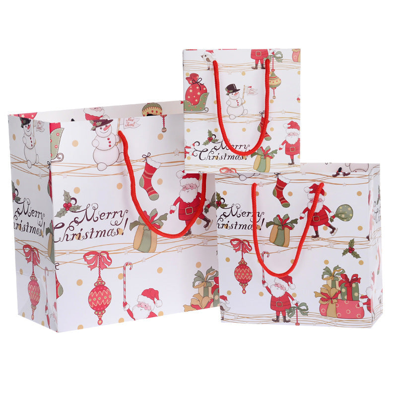 Christmas Fashion Simple Printing Gift Bag