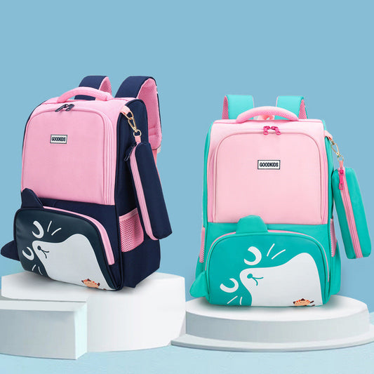 Primary School Schoolbag British College Style Large-capacity Spine Protection Backpack