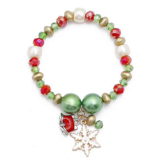 New  Gift Bracelet Christmas Snowman