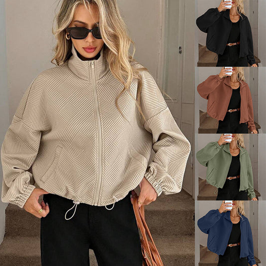 Women's Loose Baseball Uniform Coat