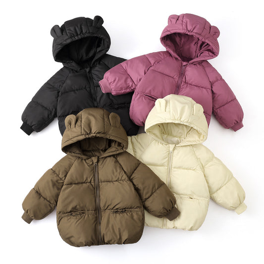 Boys And Girls Cartoon Children's Down And Wadded Jacket