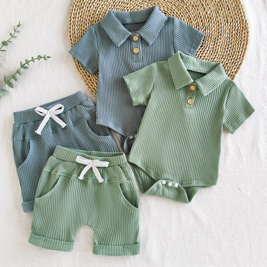 Boys' Short Sleeved Kazakhstan Suit