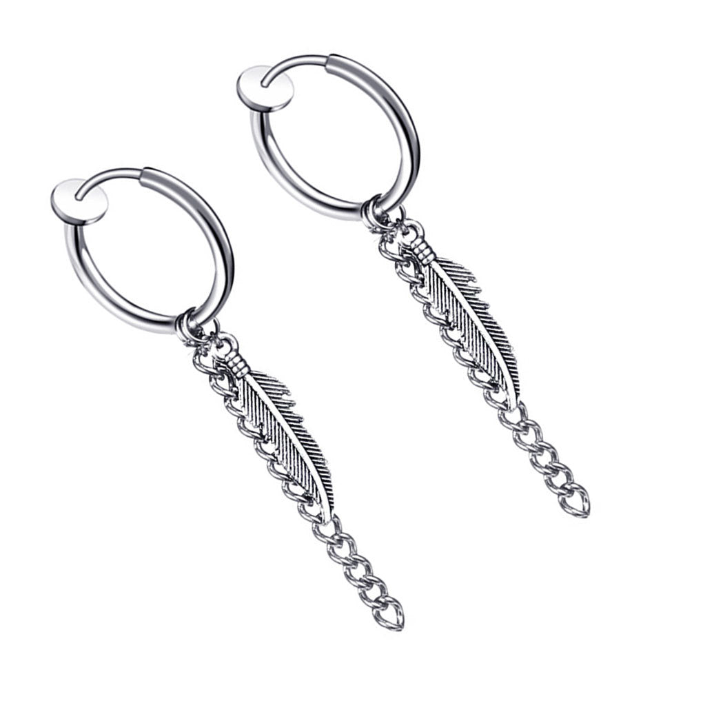 Leaf Tassel Earrings