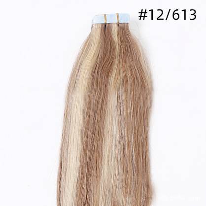 Pu traceless nano human hair European and American hair extension 16inch 40cm 20 piece pack