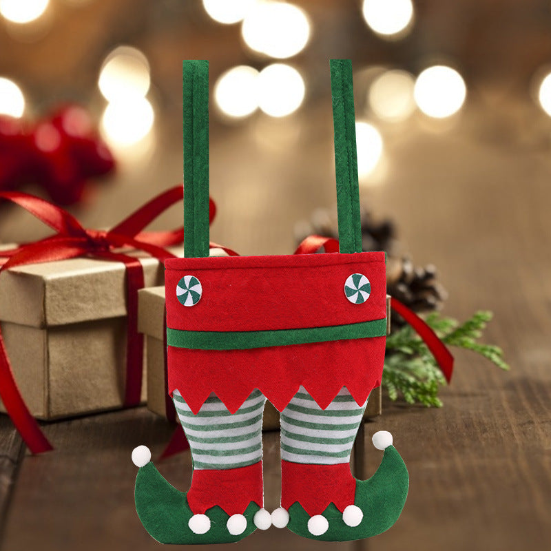 Christmas Decoration Elf Candy Gift Bag