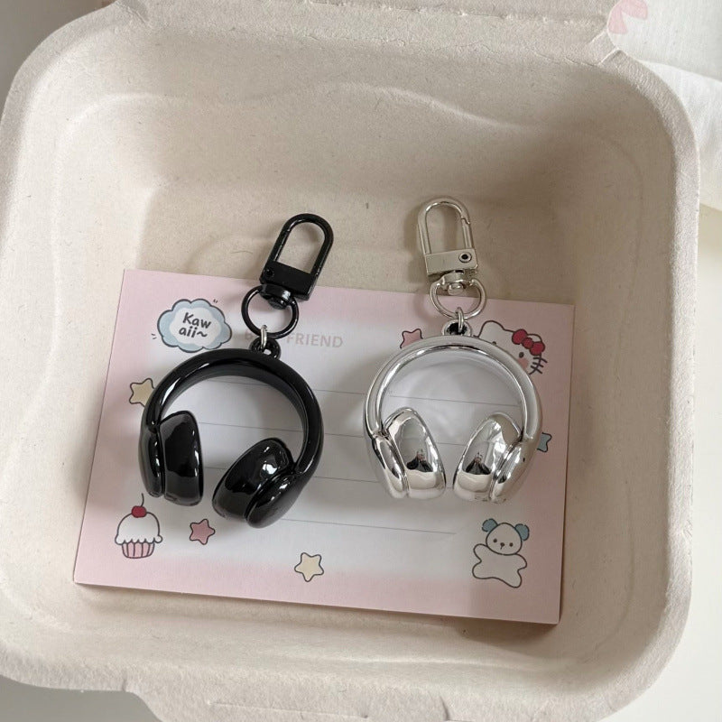 Personalized Small Earphone Pendant Mobile Phone Charm Keychain