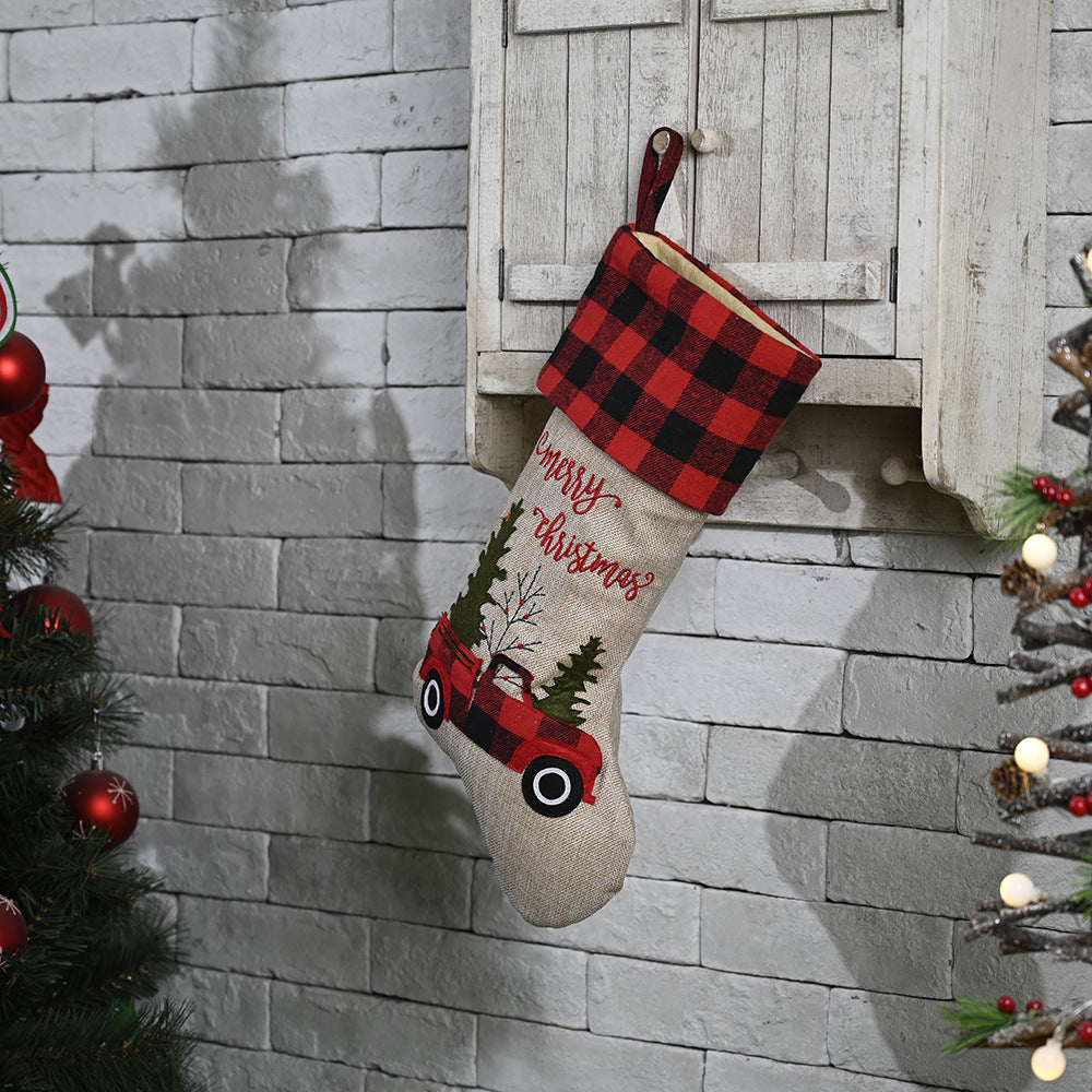Christmas socks gift bag candy socks