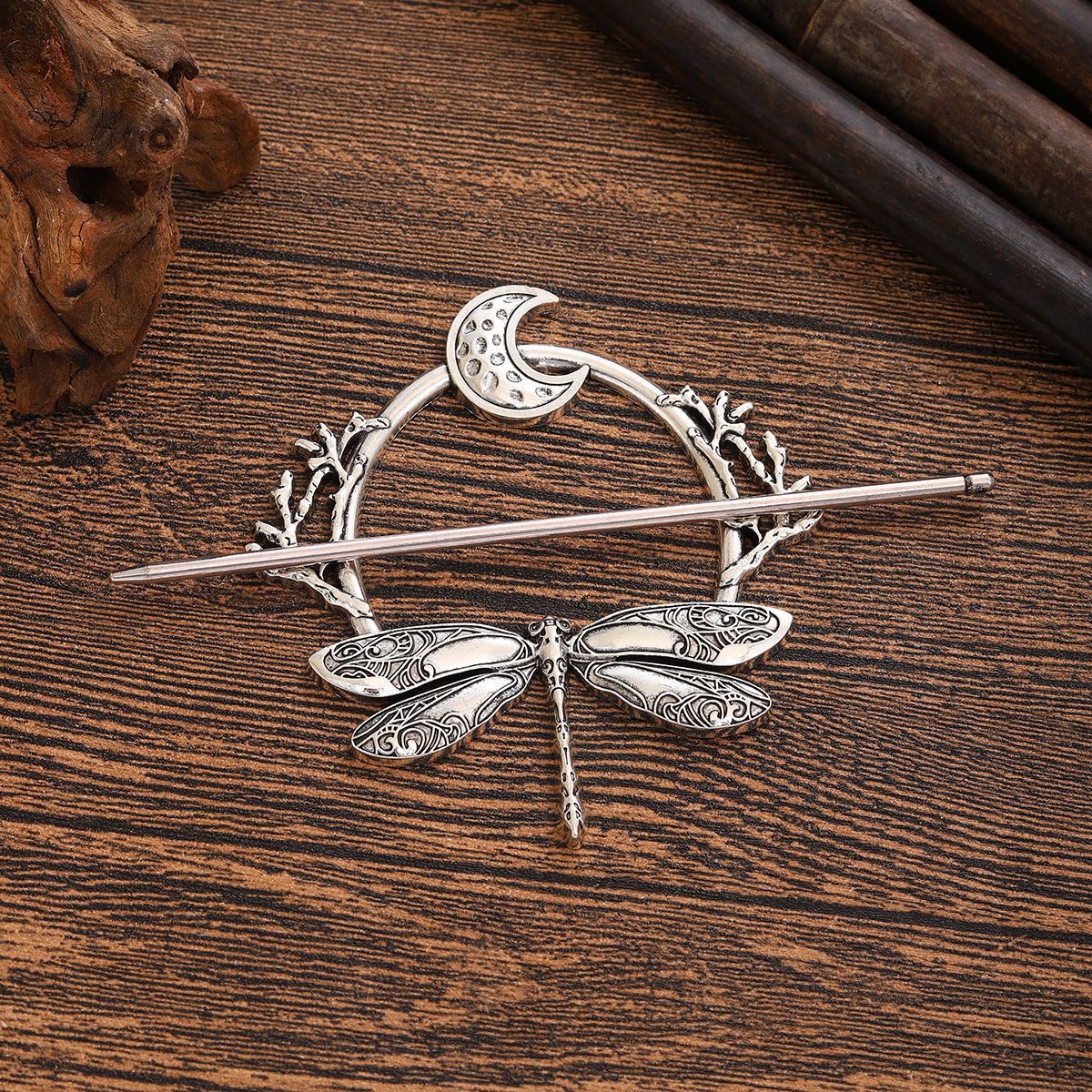 Viking Dragonfly Moon Hairpin Women's Party Accessories