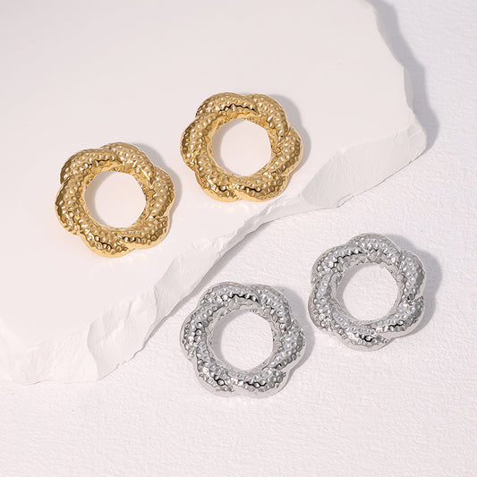 Stainless Steel Studs Earrings Fashion All-match Popular