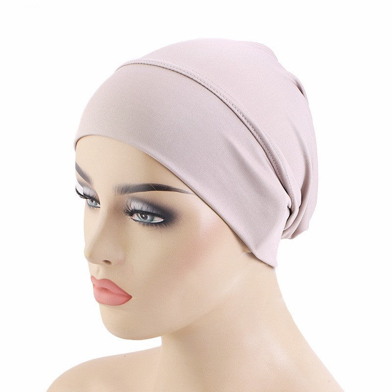 Ethnic Stretch Tam-o'-shanter Solid Color