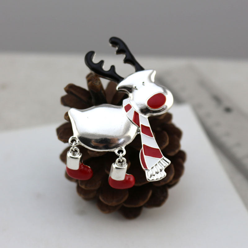 Enamel Christmas Gift Fawn Elk