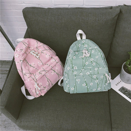 Printed backpack