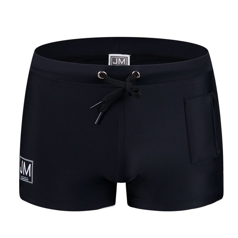 Low Waist Front Pocket Plus Size Hot Spring Swimming Men's Boxers