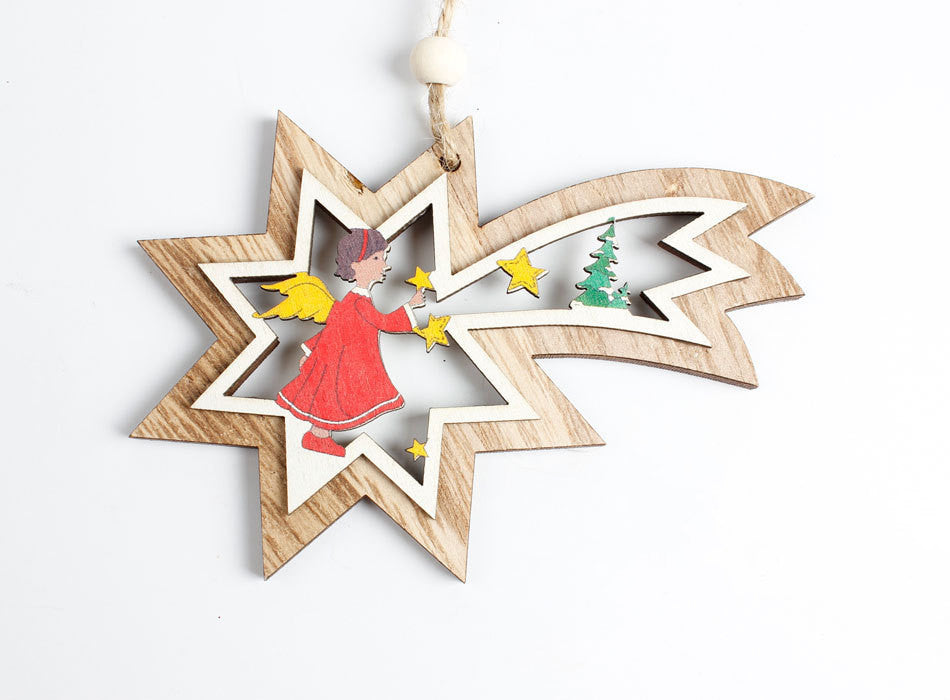 Christmas Tree Creative Painted Decoration Pendant