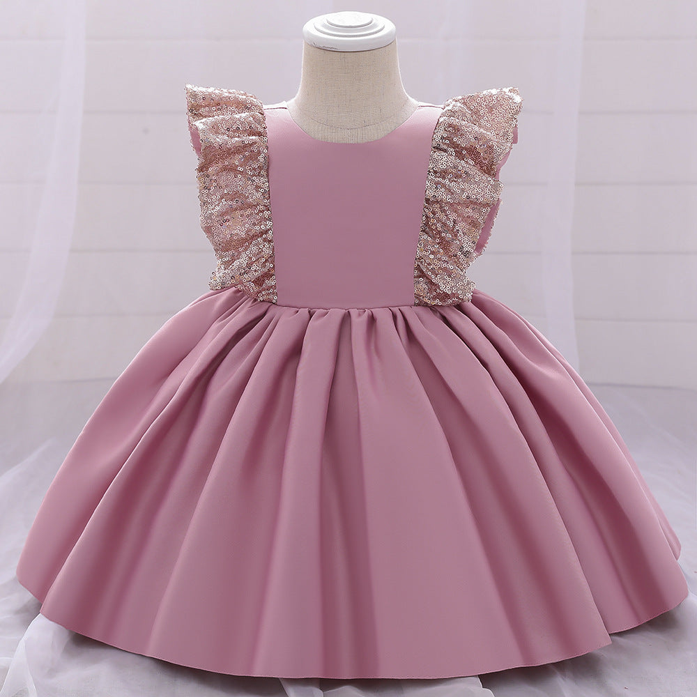 Forged Lace  Piano Performance Dress Girls