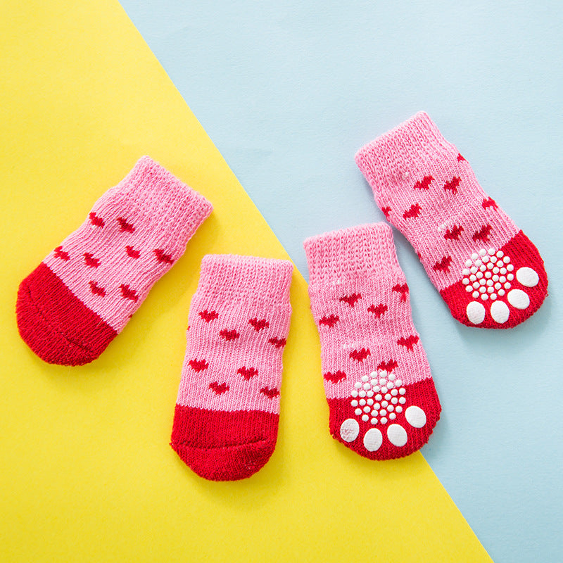 Pet Socks Non-slip Bottom Dog Foot Cover
