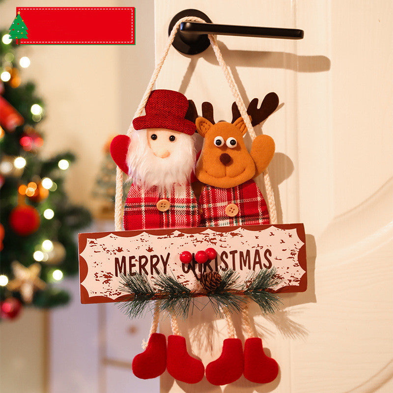 Christmas Tree Pendant Garland Door Hanging