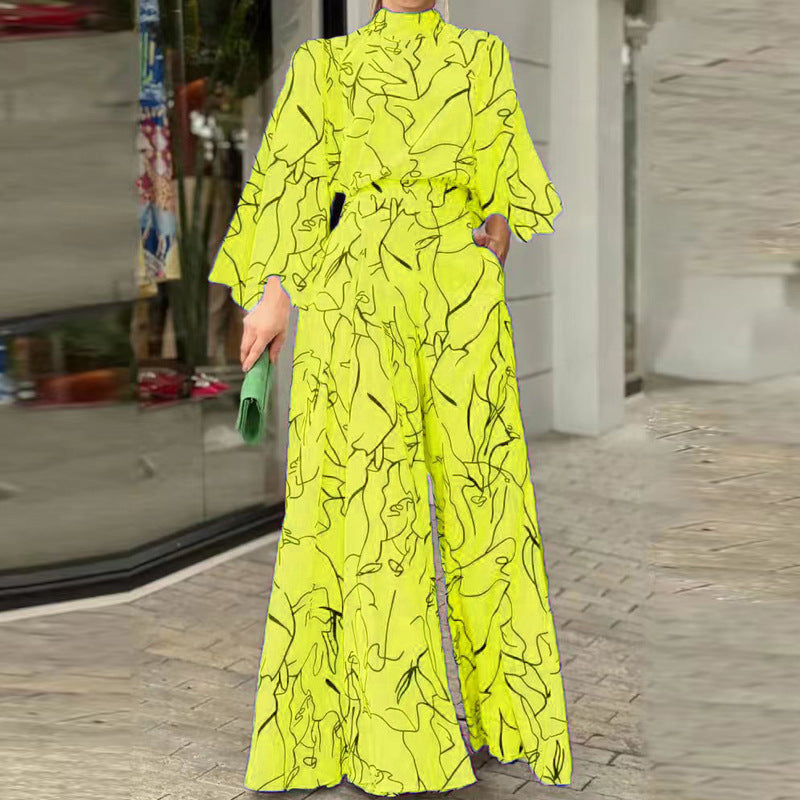 Elegant Striped New Print Jumpsuit For Women
